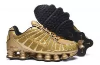 nike shox tl3 comme des garcons gold yellow